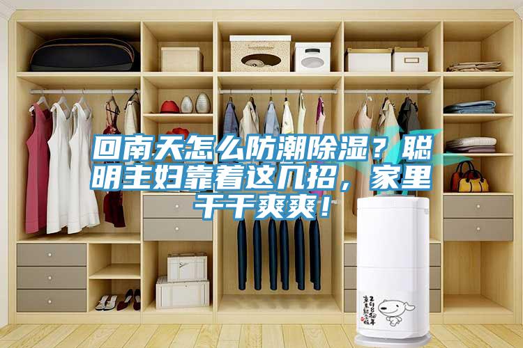 回南天怎么防潮除濕？聰明主婦靠著這幾招，家里干干爽爽！