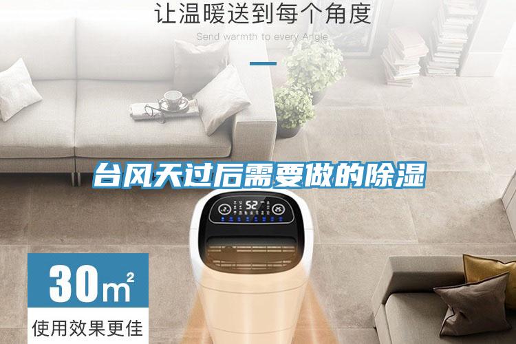 臺風(fēng)天過后需要做的除濕