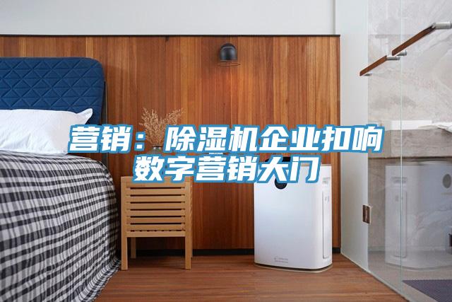 營(yíng)銷(xiāo)：除濕機(jī)企業(yè)扣響數(shù)字營(yíng)銷(xiāo)大門(mén)