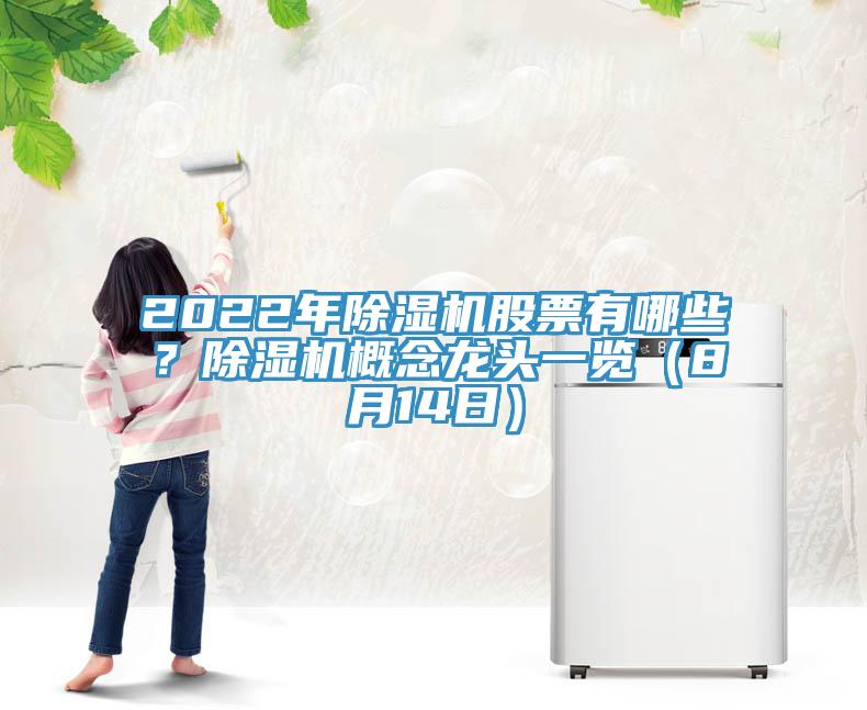 2022年除濕機股票有哪些？除濕機概念龍頭一覽（8月14日）