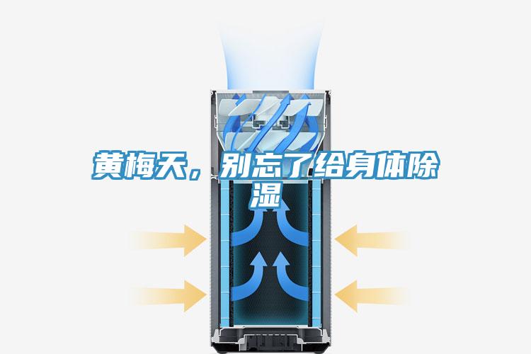 黃梅天，別忘了給身體除濕