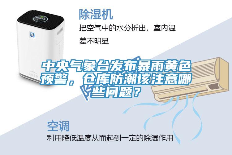 中央氣象臺發(fā)布暴雨黃色預(yù)警，倉庫防潮該注意哪些問題？