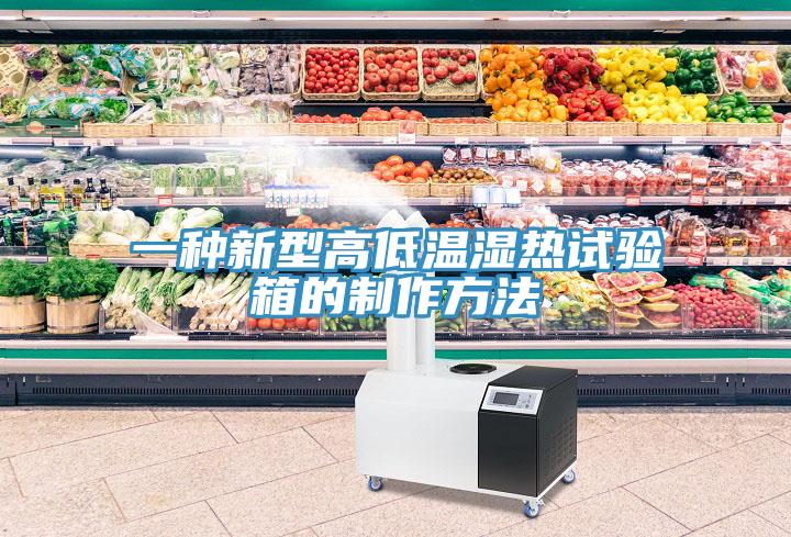 一種新型高低溫濕熱試驗箱的制作方法