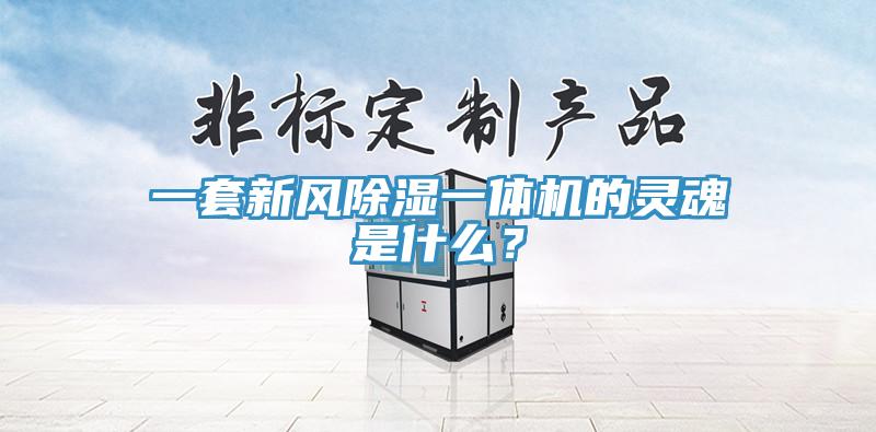一套新風(fēng)除濕一體機(jī)的靈魂是什么？