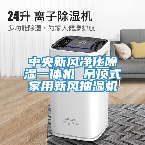 中央新風(fēng)凈化除濕一體機 吊頂式家用新風(fēng)抽濕機