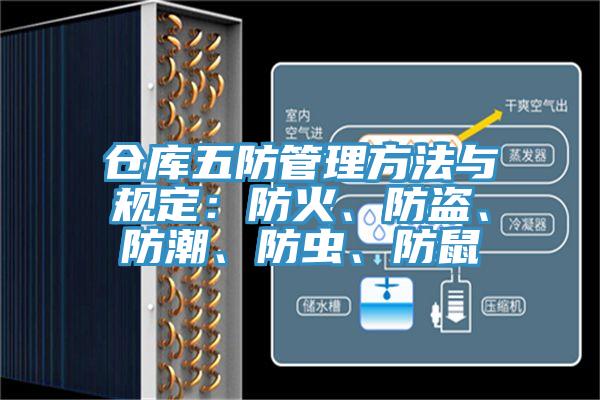 倉庫五防管理方法與規(guī)定：防火、防盜、防潮、防蟲、防鼠
