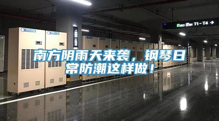 南方陰雨天來襲，鋼琴日常防潮這樣做！