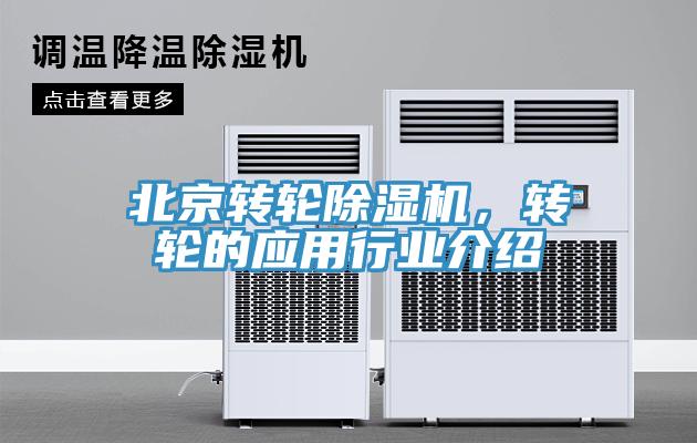 北京轉(zhuǎn)輪除濕機，轉(zhuǎn)輪的應用行業(yè)介紹