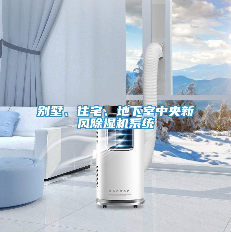 別墅、住宅、地下室中央新風除濕機系統(tǒng)