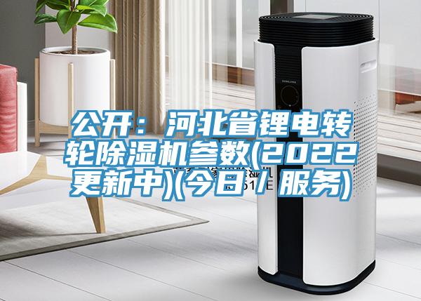 公開：河北省鋰電轉(zhuǎn)輪除濕機參數(shù)(2022更新中)(今日／服務)