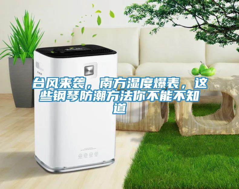 臺(tái)風(fēng)來(lái)襲，南方濕度爆表，這些鋼琴防潮方法你不能不知道