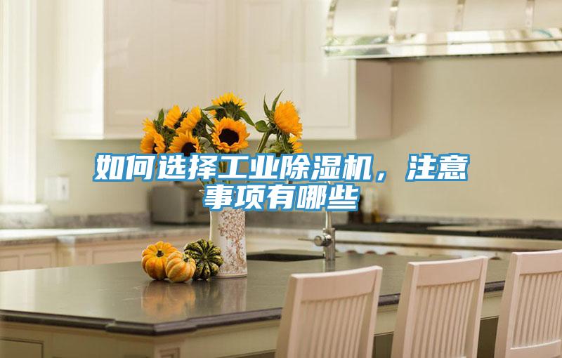 如何選擇工業(yè)除濕機，注意事項有哪些