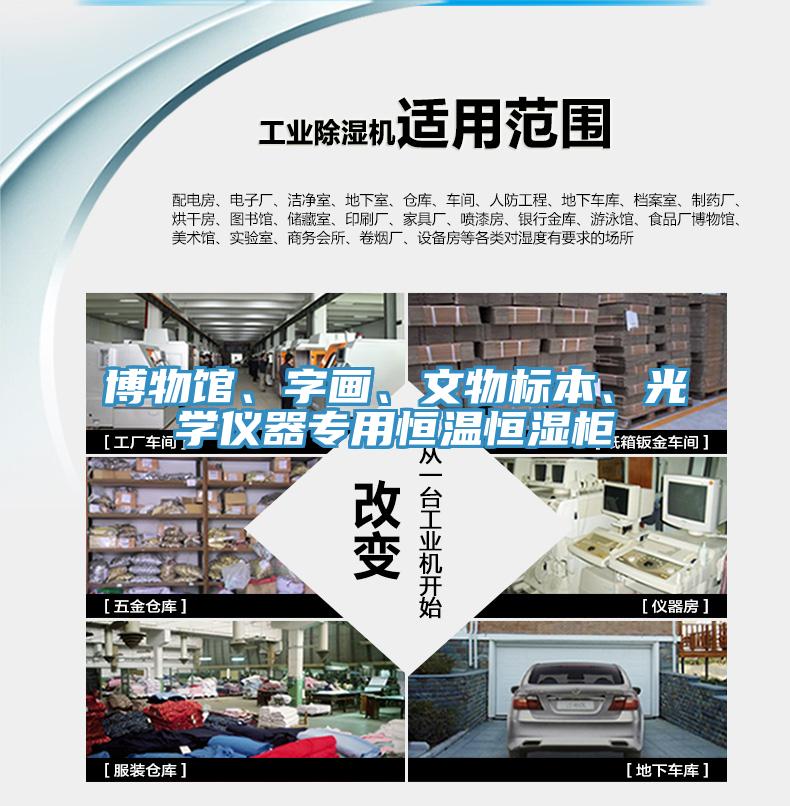 博物館、字畫、文物標(biāo)本、光學(xué)儀器專用恒溫恒濕柜