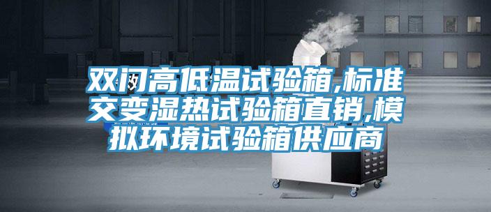 雙門高低溫試驗(yàn)箱,標(biāo)準(zhǔn)交變濕熱試驗(yàn)箱直銷,模擬環(huán)境試驗(yàn)箱供應(yīng)商