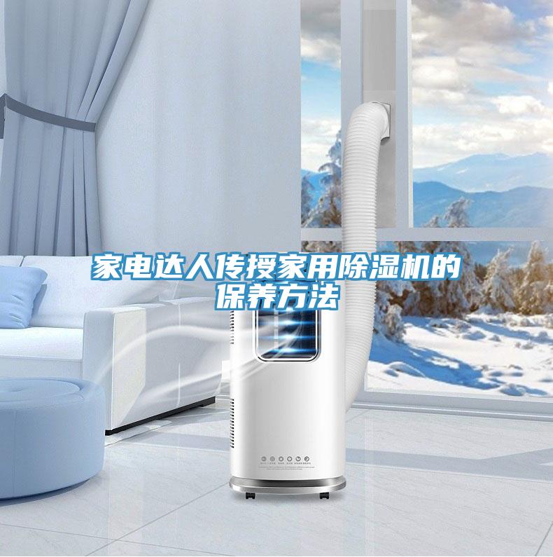家電達(dá)人傳授家用除濕機(jī)的保養(yǎng)方法