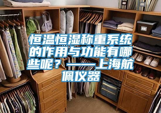 恒溫恒濕稱重系統(tǒng)的作用與功能有哪些呢？——上海航佩儀器