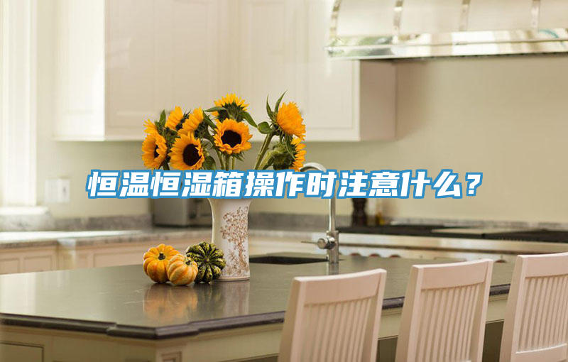 恒溫恒濕箱操作時(shí)注意什么？