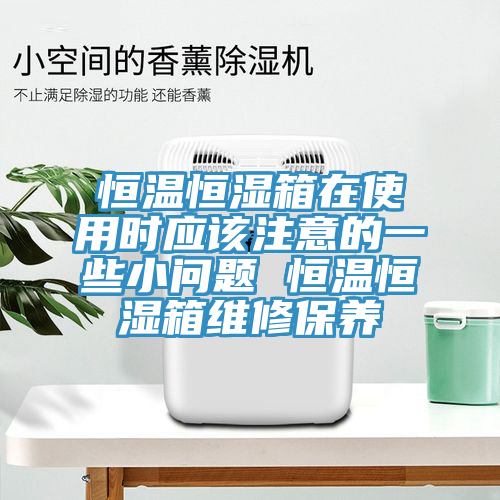 恒溫恒濕箱在使用時(shí)應(yīng)該注意的一些小問題 恒溫恒濕箱維修保養(yǎng)
