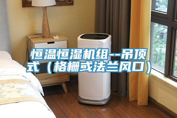 恒溫恒濕機(jī)組--吊頂式（格柵或法蘭風(fēng)口）
