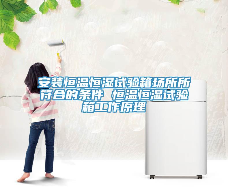 安裝恒溫恒濕試驗(yàn)箱場(chǎng)所所符合的條件 恒溫恒濕試驗(yàn)箱工作原理