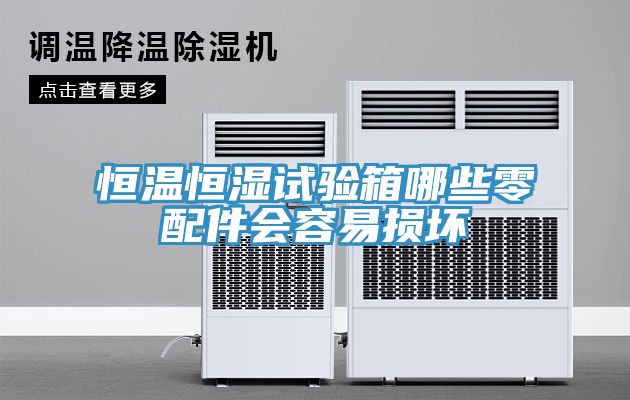 恒溫恒濕試驗箱哪些零配件會容易損壞