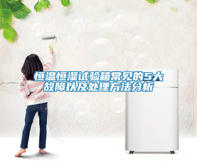 恒溫恒濕試驗箱常見的5大故障以及處理方法分析