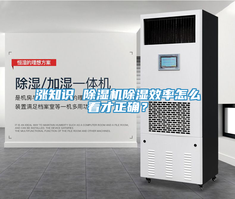 漲知識 除濕機除濕效率怎么看才正確？