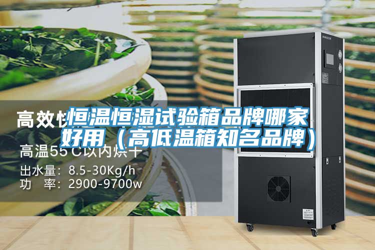 恒溫恒濕試驗箱品牌哪家好用（高低溫箱知名品牌）