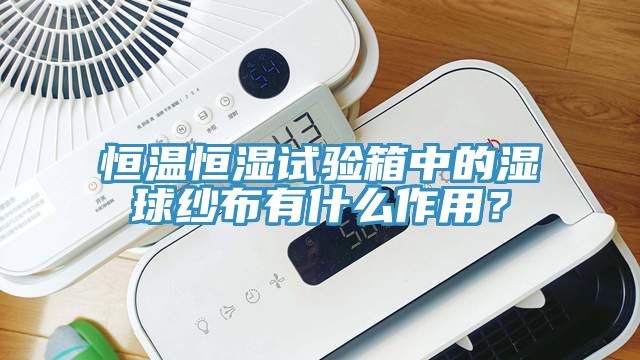 恒溫恒濕試驗(yàn)箱中的濕球紗布有什么作用？