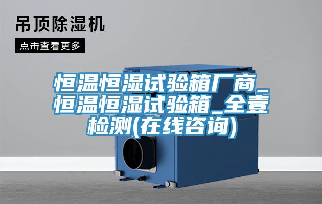 恒溫恒濕試驗(yàn)箱廠商_恒溫恒濕試驗(yàn)箱_全壹檢測(cè)(在線咨詢(xún))
