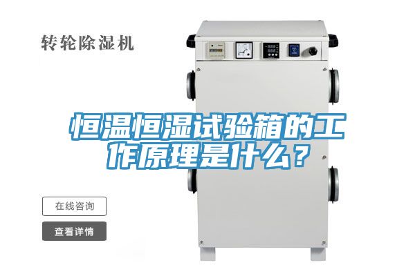 恒溫恒濕試驗(yàn)箱的工作原理是什么？
