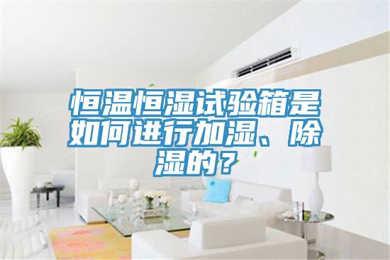 恒溫恒濕試驗(yàn)箱是如何進(jìn)行加濕、除濕的？