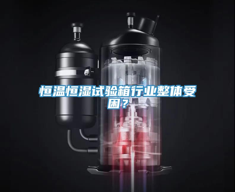 恒溫恒濕試驗箱行業(yè)整體受困？