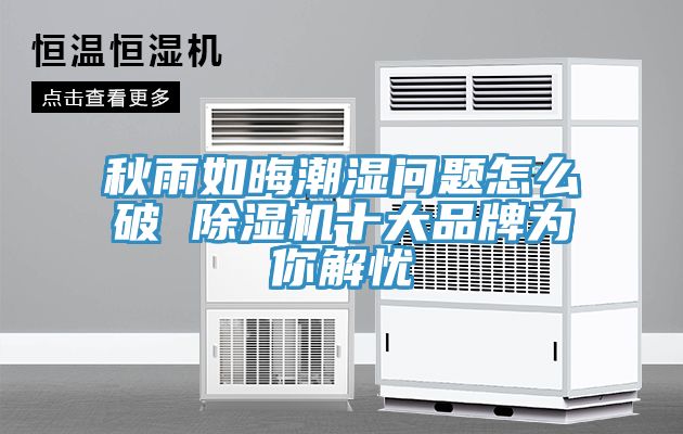 秋雨如晦潮濕問(wèn)題怎么破 除濕機(jī)十大品牌為你解憂