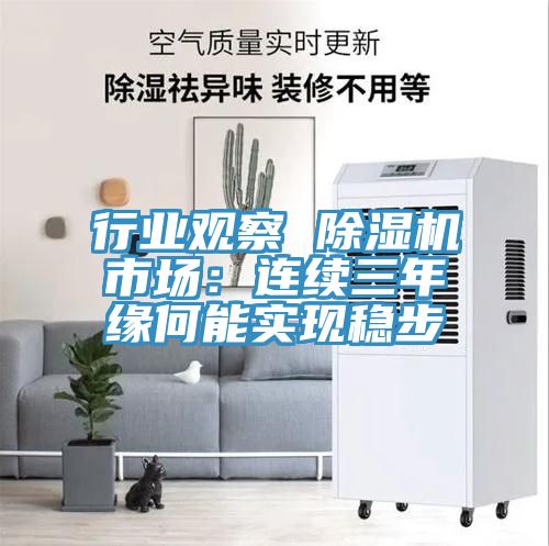 行業(yè)觀察 除濕機(jī)市場：連續(xù)三年緣何能實現(xiàn)穩(wěn)步