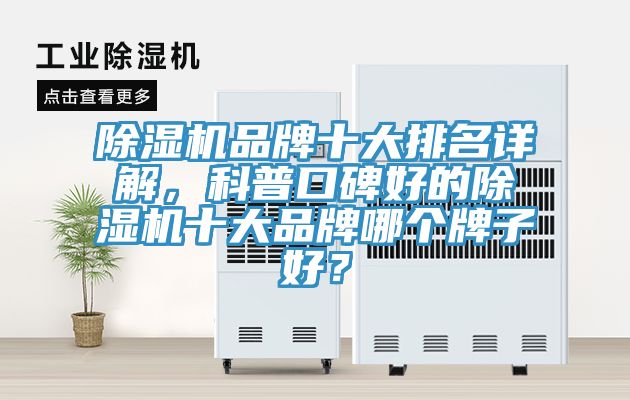 除濕機品牌十大排名詳解，科普口碑好的除濕機十大品牌哪個牌子好？