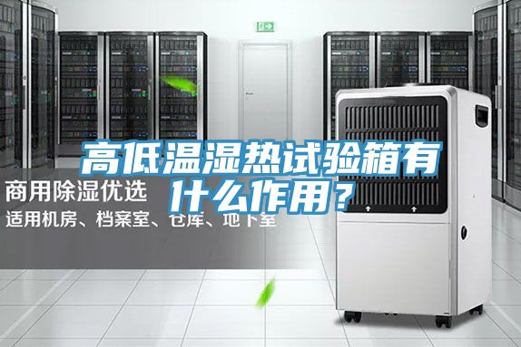 高低溫濕熱試驗(yàn)箱有什么作用？
