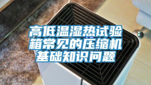 高低溫濕熱試驗(yàn)箱常見的壓縮機(jī)基礎(chǔ)知識(shí)問題